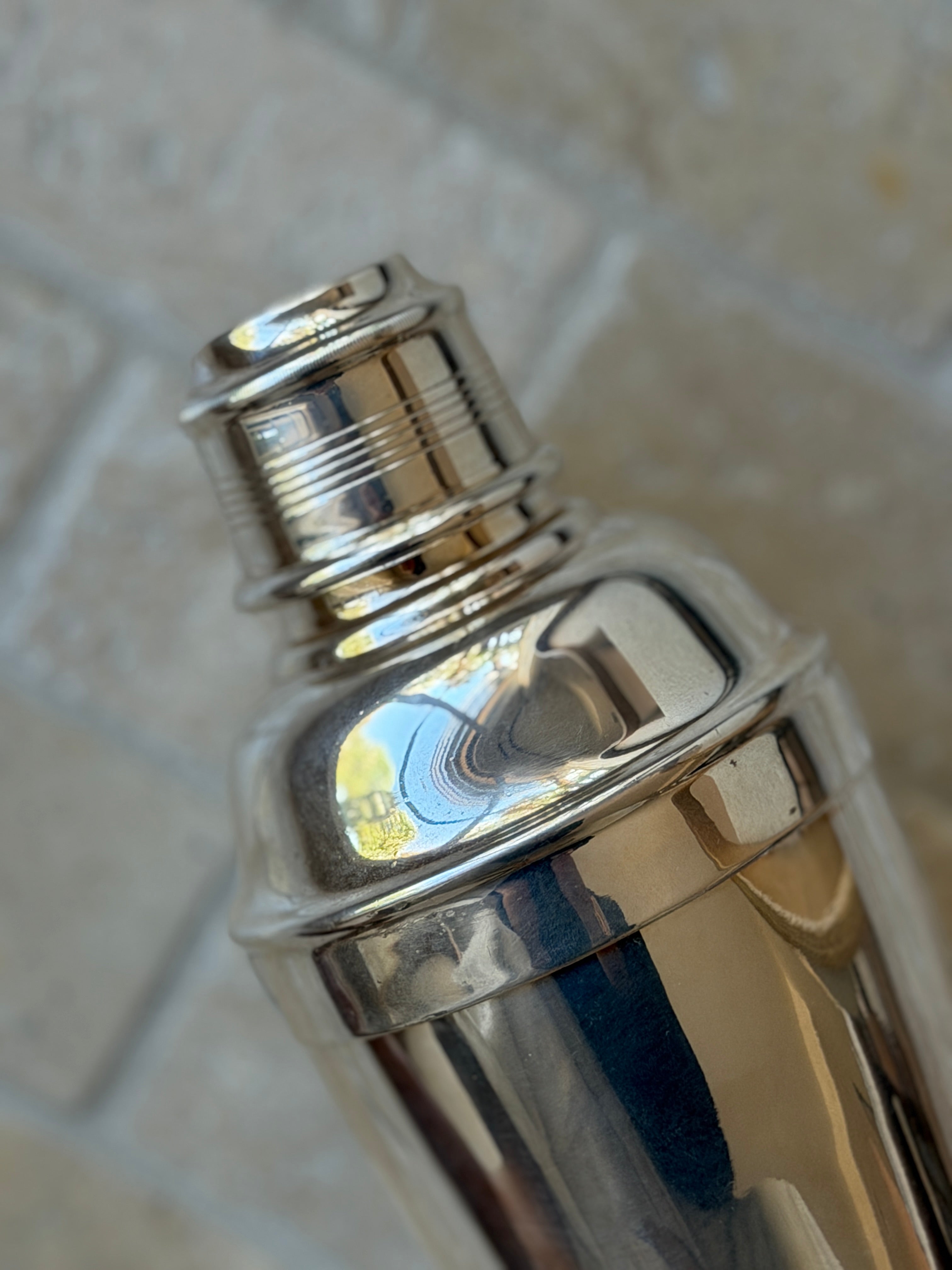 Vintage Cocktail Shaker No. 1 Classic Tapered Silver-Plated Shaker | Collectors Gene