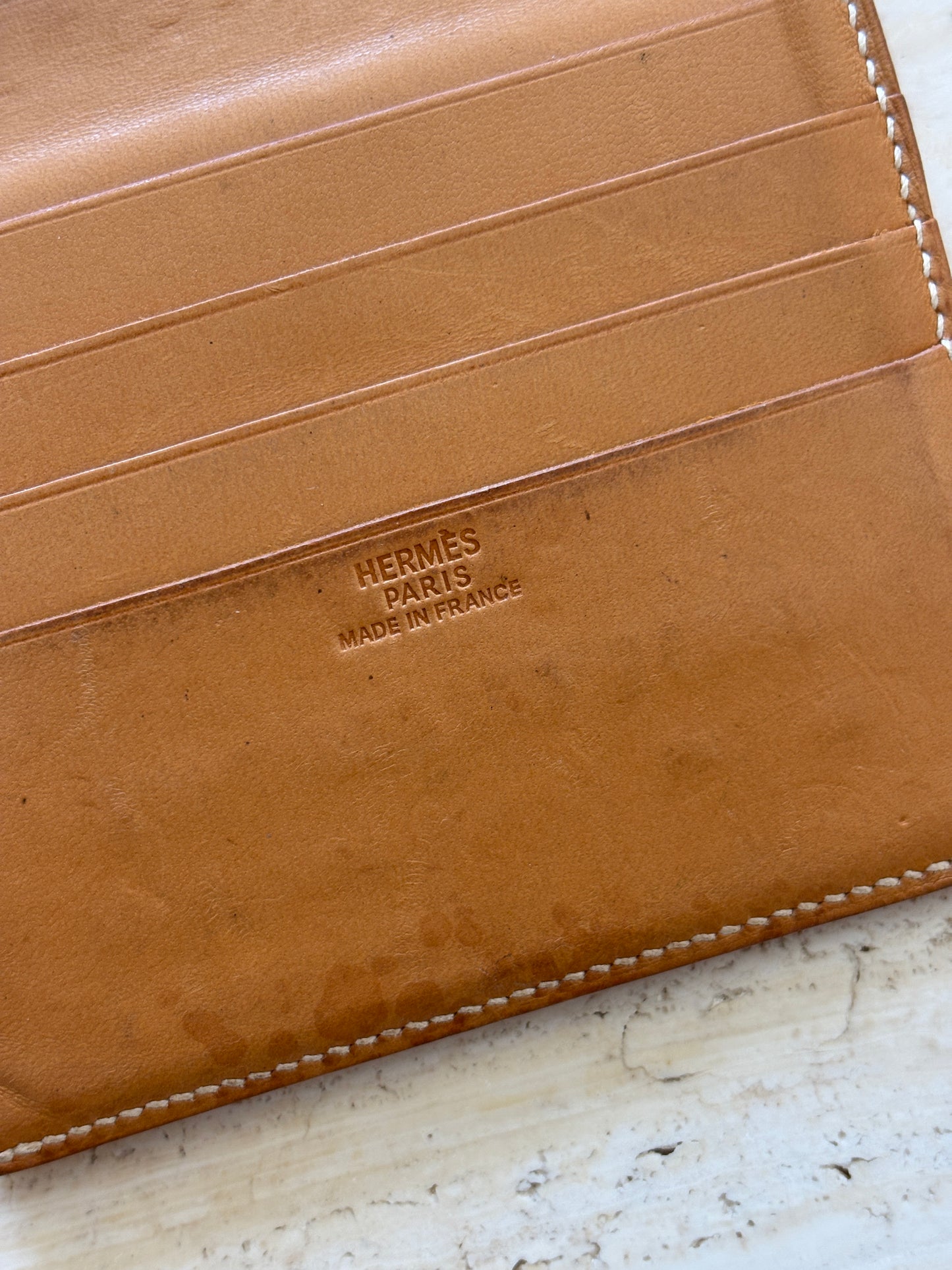 Vintage Hermès Leather Wallet | Collectors Gene Vintage Shop