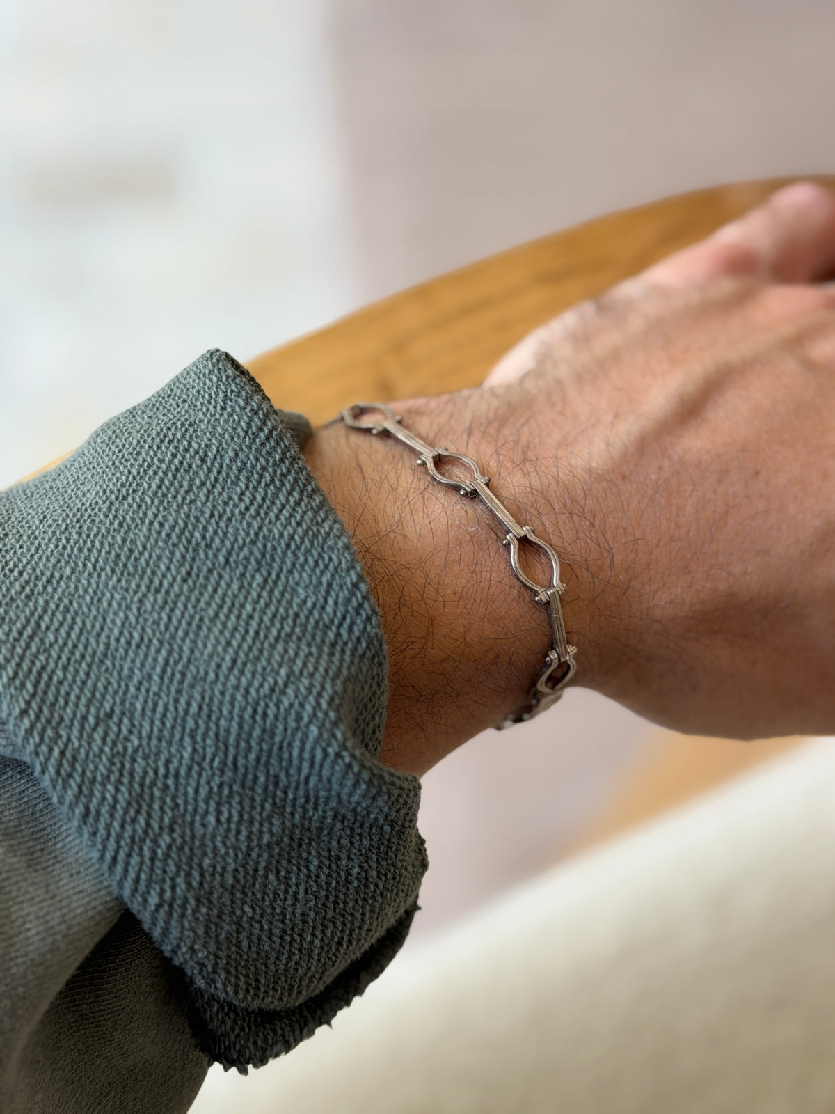 Vintage MD 1 Mexico Sterling Silver Gate Link Bracelet | Collectors Gene