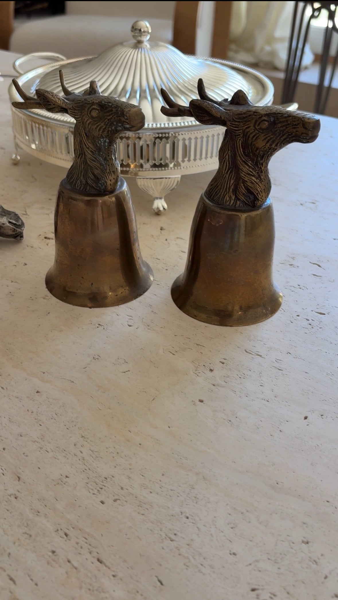 Vintage Stag Stirrup Cup Set | Collectors Gene Vintage Shop