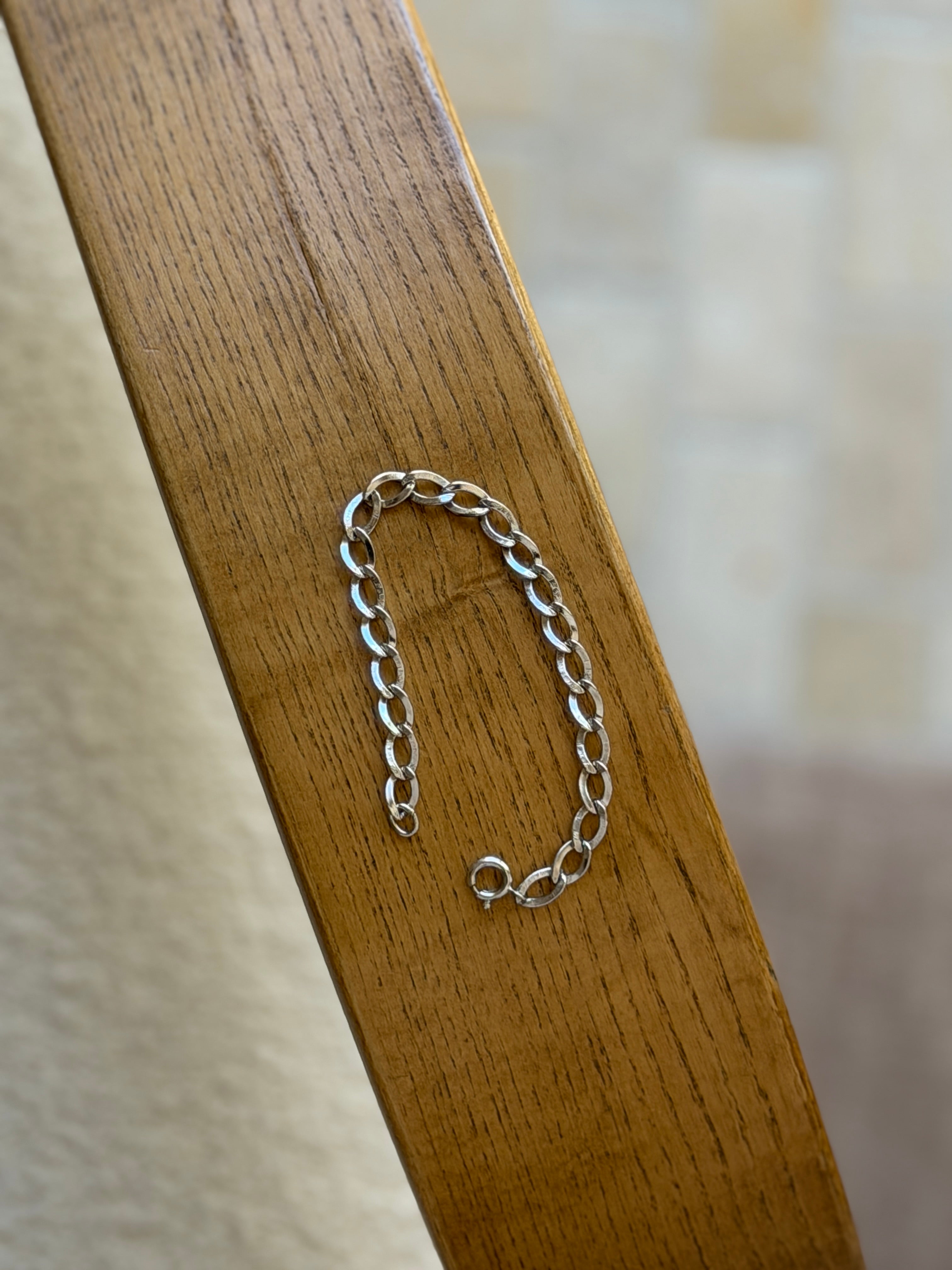 Vintage Sterling Silver Oval Link Bracelet | Collectors Gene