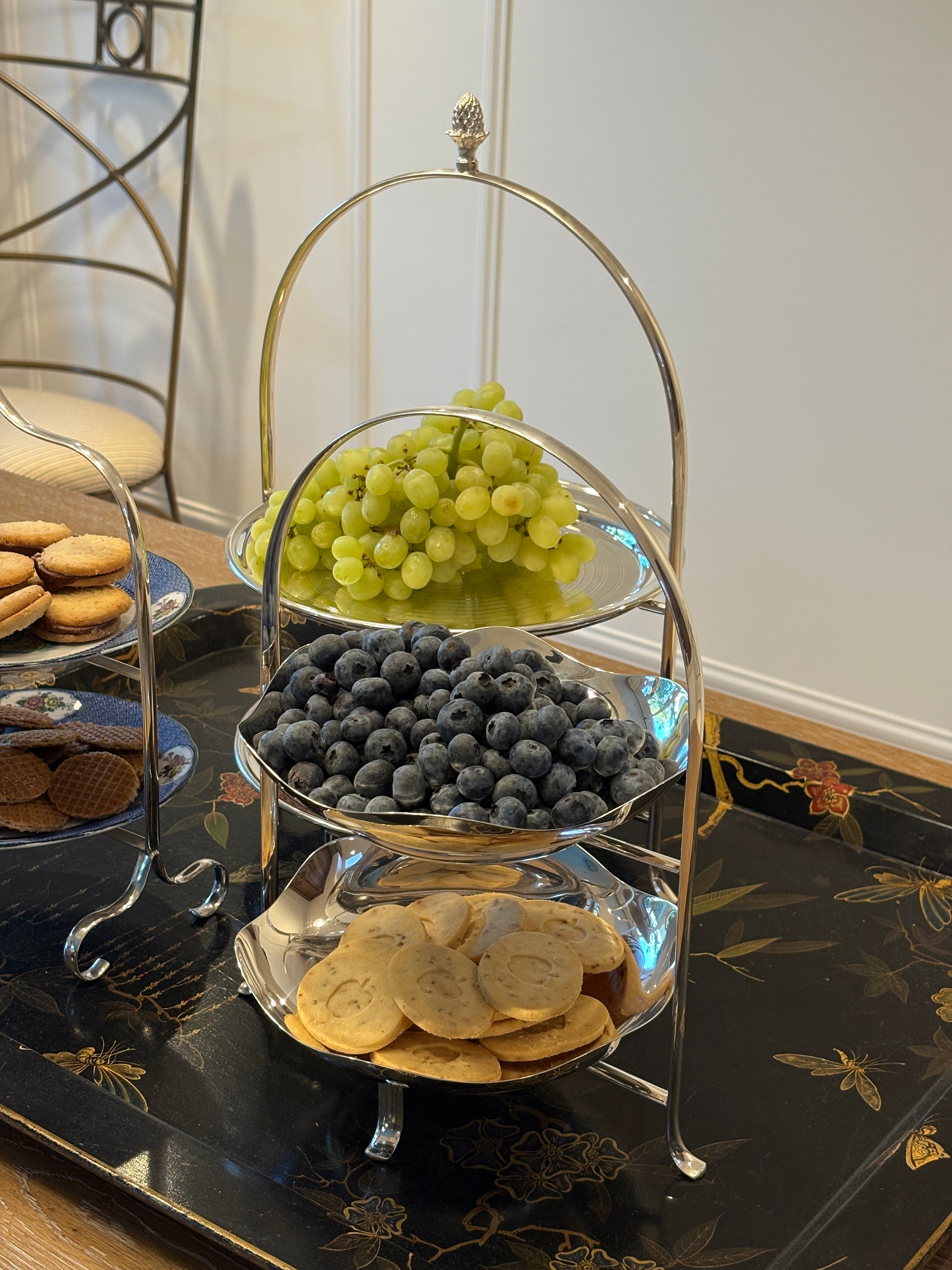Vintage Tiered Silver Serving Trays | Collectors Gene