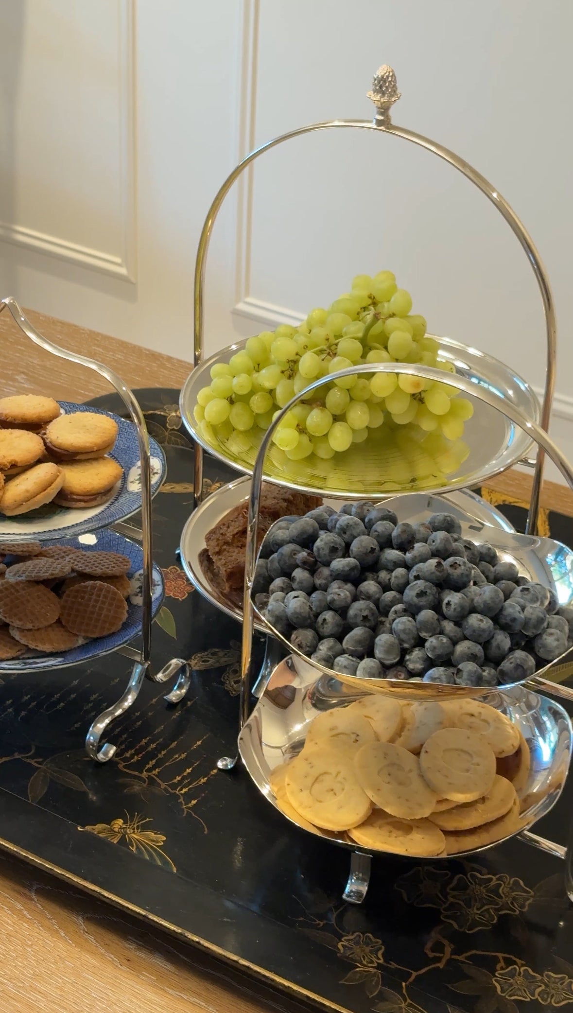 Vintage Tiered Silver Serving Trays | Collectors Gene