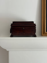 1815 English Regency Mahogany Antique Tea Caddy | Collectors Gene Collectibles