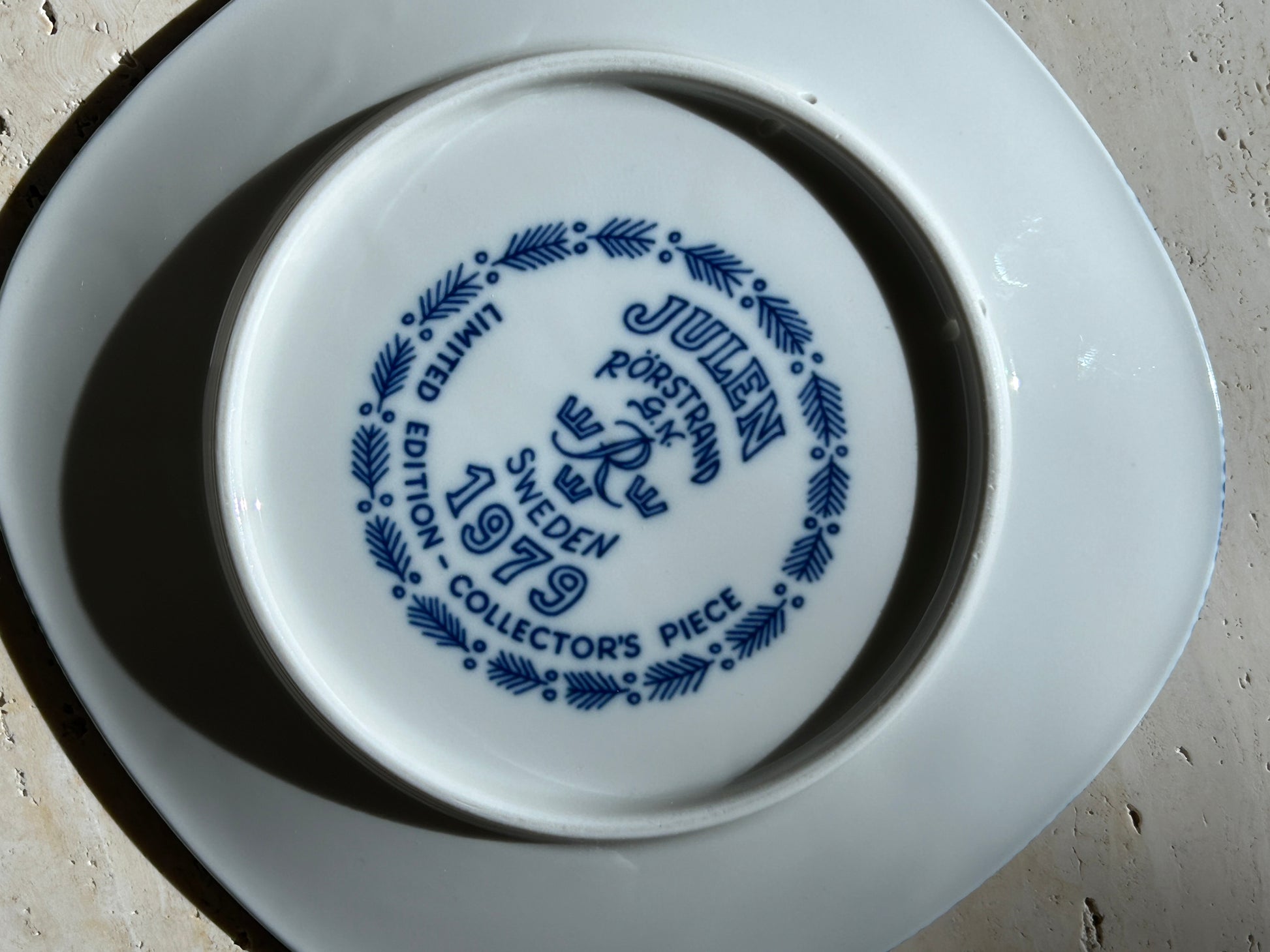 1979 Gunnar Nylund Rorstrand Sweden Porcelain Plate | Collectors Gene Vintage Shop