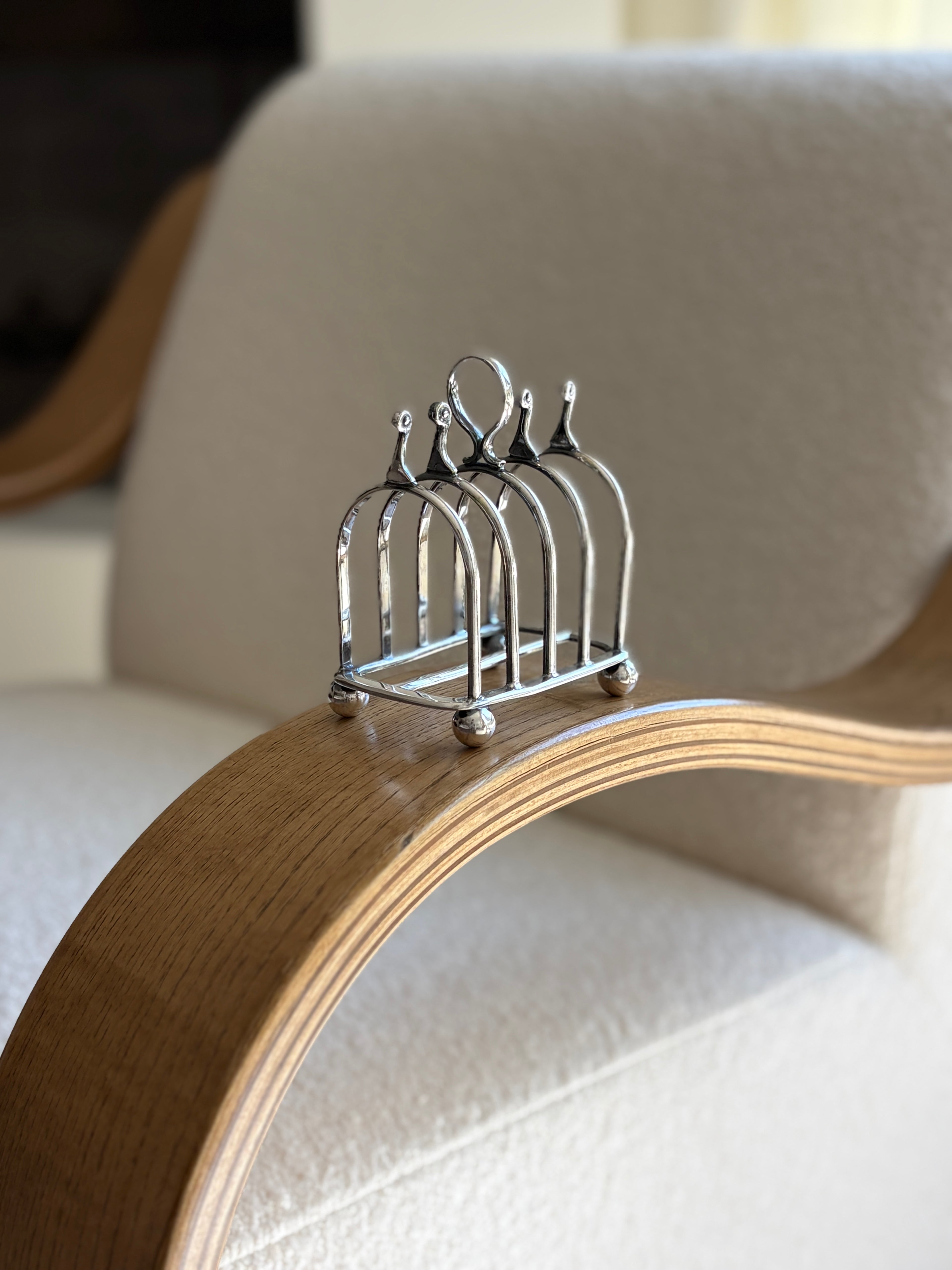 Abercrombie &amp; Fitch Silverplate Toast Rack – Made in England | Collectors Gene