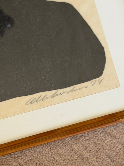 Albert Bertelsen Signed Bull Woodcut 1974 | Collectors Gene