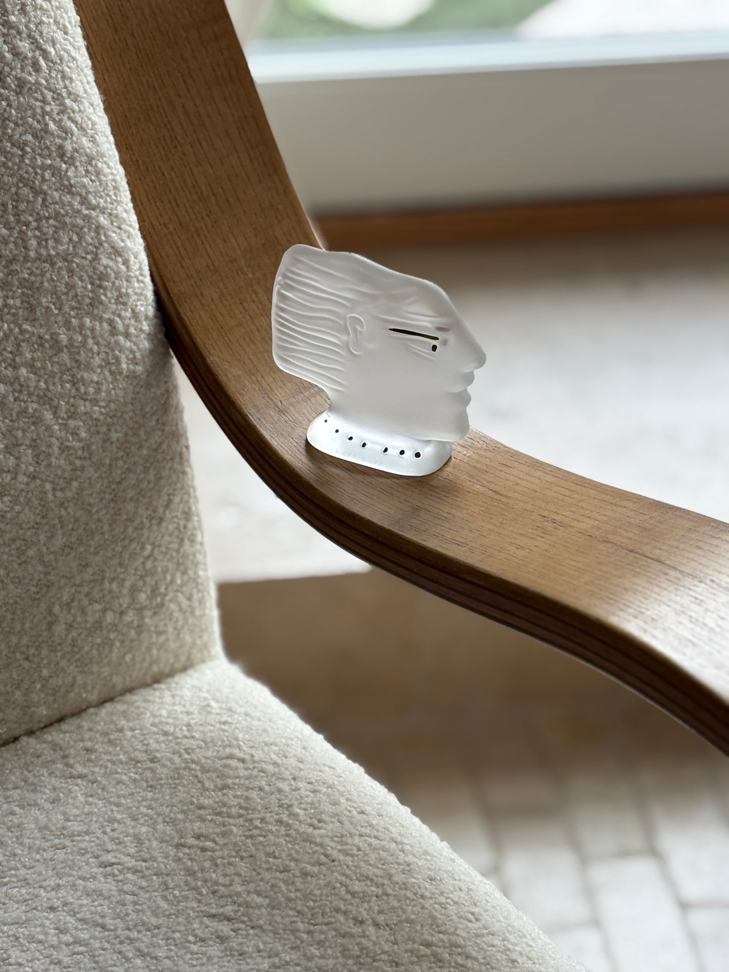 Alekos Fassianos for Daum Clear Kallisti Sculpture | Collectors Gene