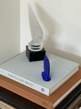 Alekos Fassianos for Daum Kallisti BlueGlass Head Sculpture c.1980 | Collectors Gene