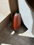 Antique Japanese Meiji Period Vase in Orange Red with Silver Basketweave | Collectors Gene