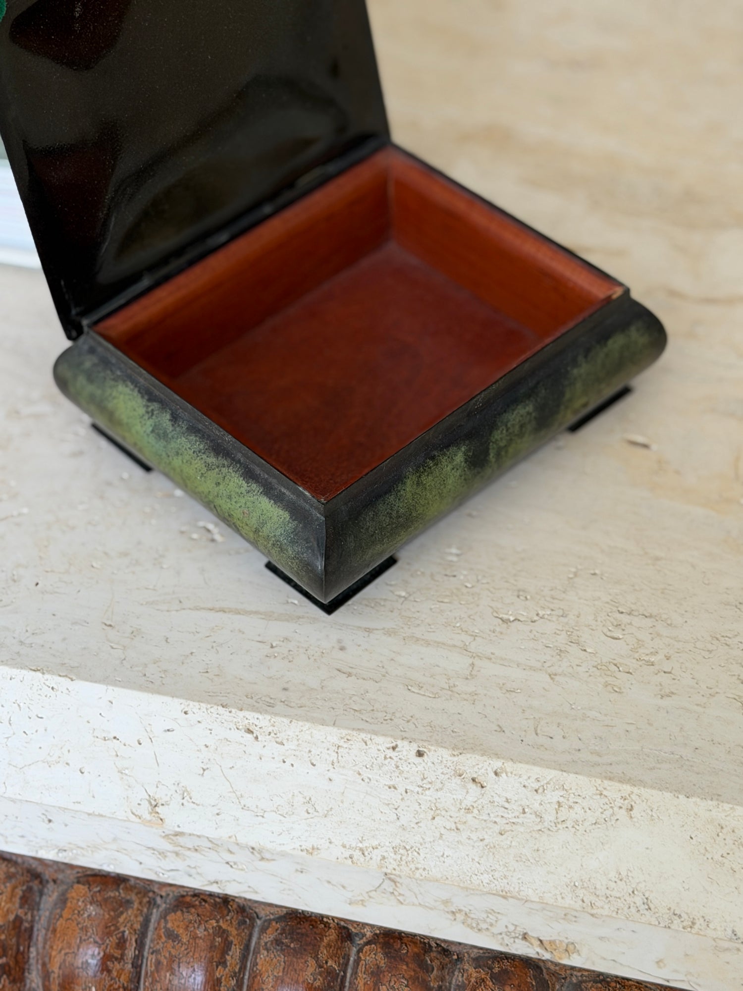 Art Deco Danish Bronze Humidor Box by Holger Fridericias | Collectors Gene