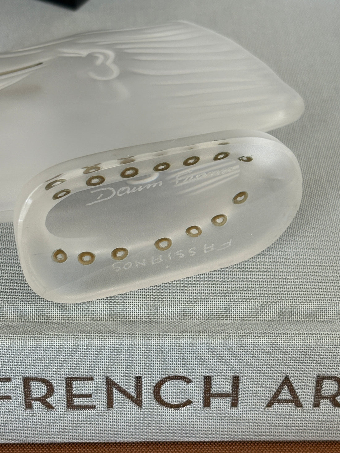 Art Deco Kallisti Sculpture in Clear by Alekos Fassianos for Daum France | Collectors Gene