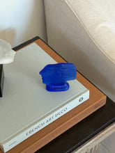 Art Deco Kallisti Sculpture in Cobalt by Alekos Fassianos for Daum France | Collectors Gene