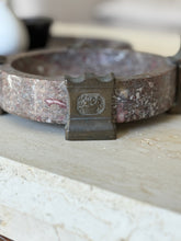 Art Deco Marble Bronze Cigar Ashtray with Integrated Match Holder Relief | Collectors Gene