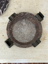 Art Deco Marble Bronze Cigar Ashtray with Integrated Match Holder Relief | Collectors Gene