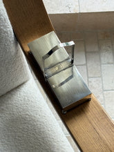 Art Deco Sterling Silver Box with Dual Compartments & Engine Turned Stripes | Collectors Gene