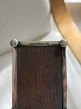 Art Deco Sterling Silver Box with Dual Compartments & Engine Turned Stripes | Collectors Gene