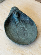 Art Deco Style Green Patinated Bronze Woman Sculptural Bowl Dish | Collectors Gene