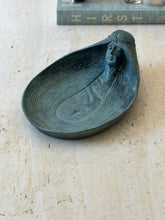 Art Deco Style Green Patinated Bronze Woman Sculptural Bowl Dish | Collectors Gene