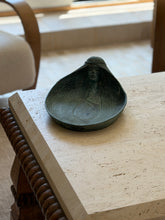 Art Deco Style Green Patinated Bronze Woman Sculptural Bowl Dish | Collectors Gene