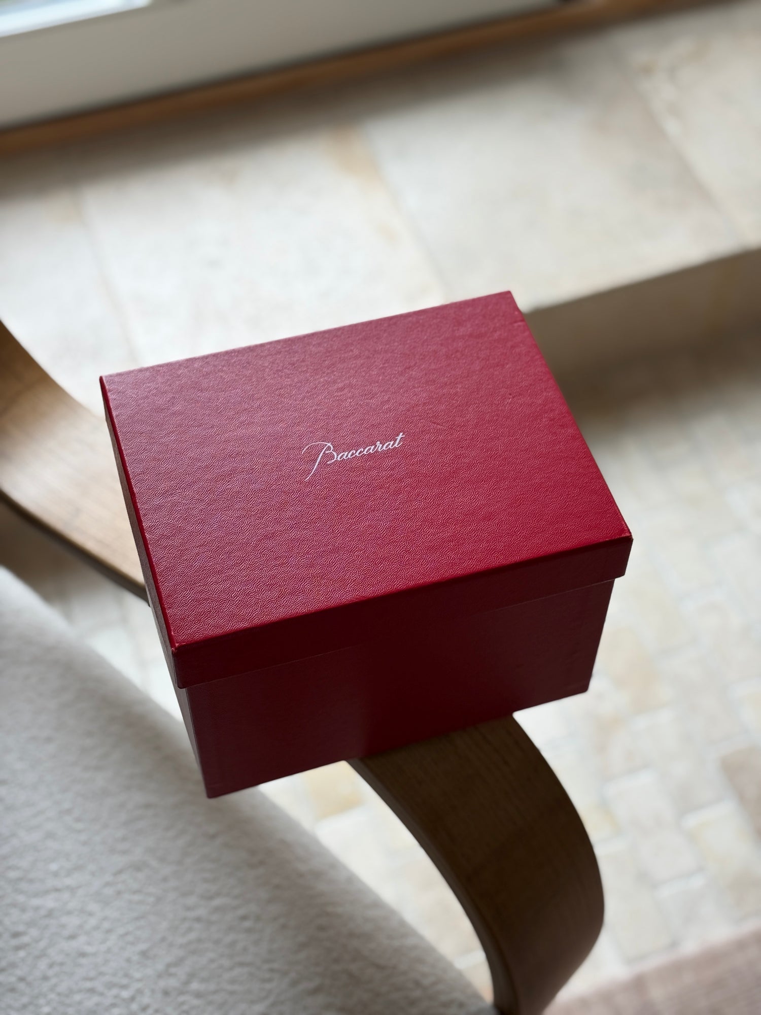 Baccarat Crystal Vase with Original Box