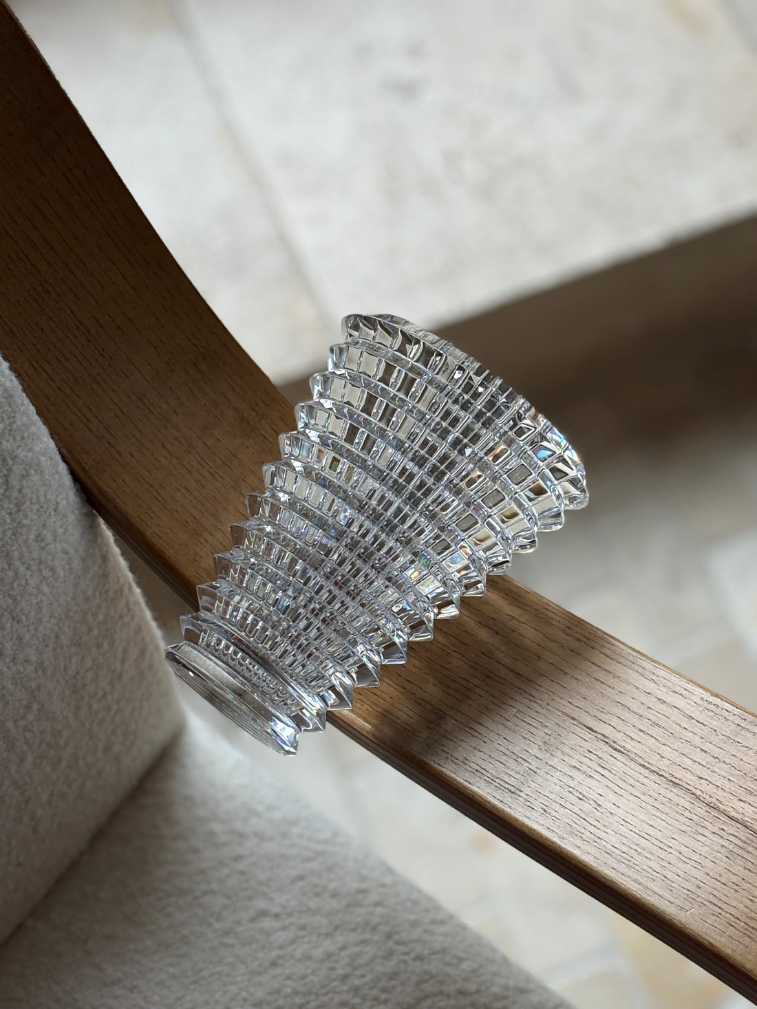 Baccarat Crystal Vase with Original Box