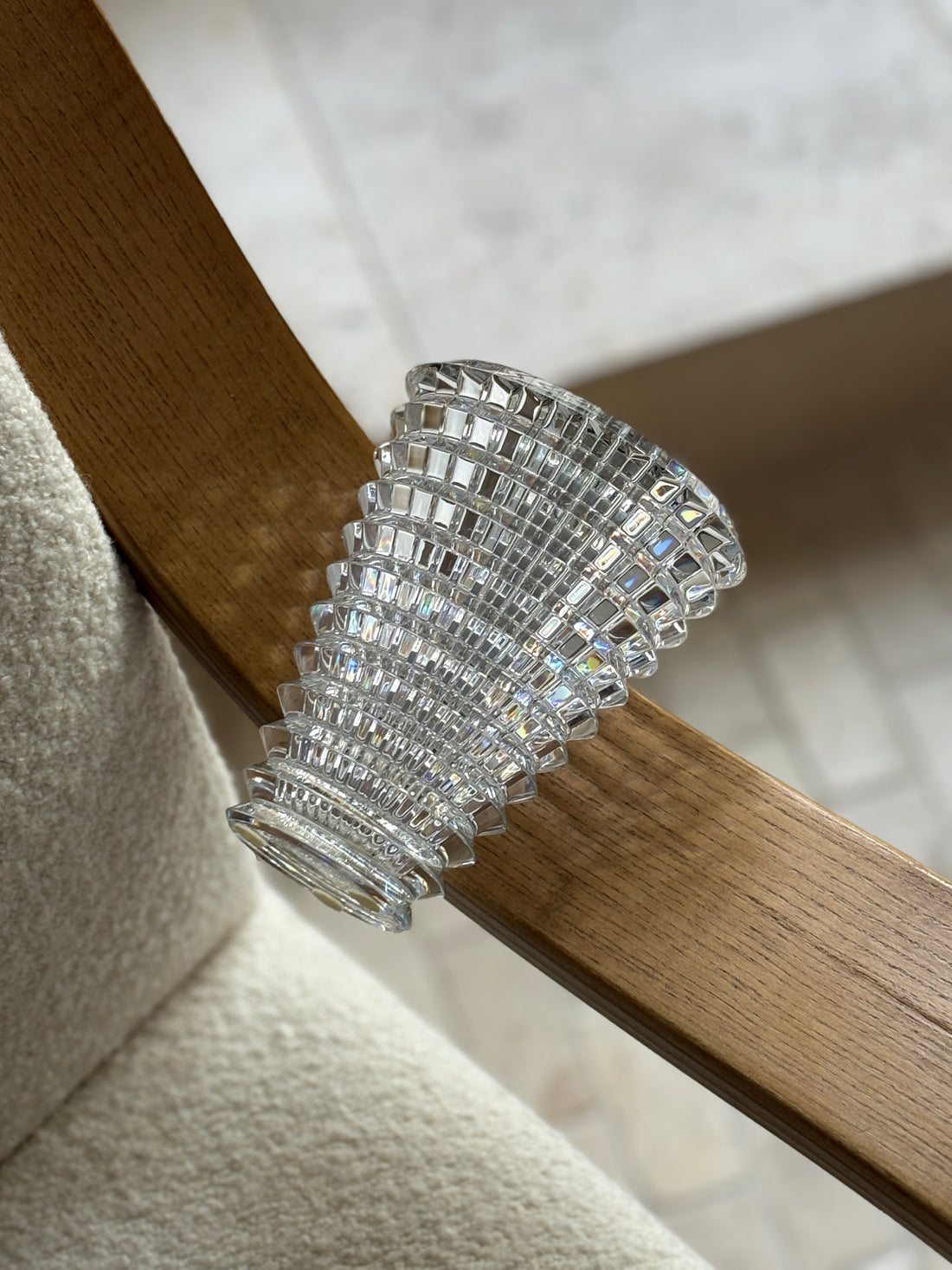 Baccarat Faceted Crystal "Eye" Vase | Collectors Gene