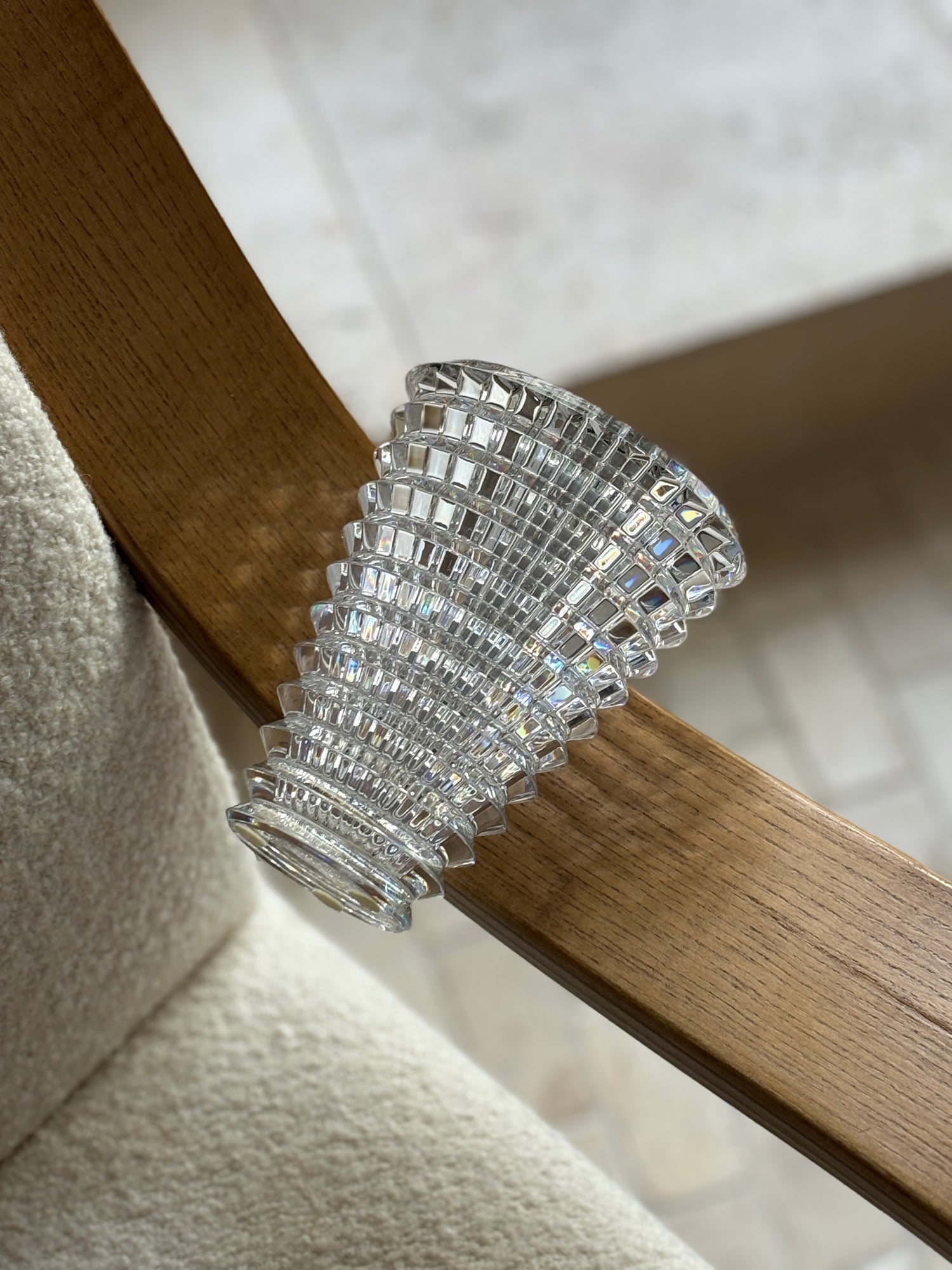 Baccarat Faceted Crystal "Eye" Vase | Collectors Gene