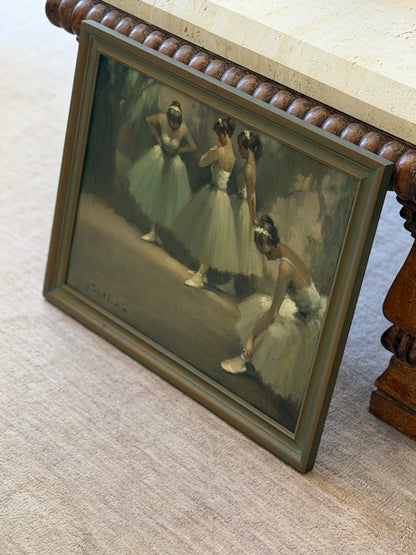 Ballerinas Oil Painting by Juan Giralt-Lerin | Collectors Gene