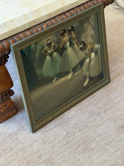 Ballerinas Oil Painting by Juan Giralt-Lerin | Collectors Gene