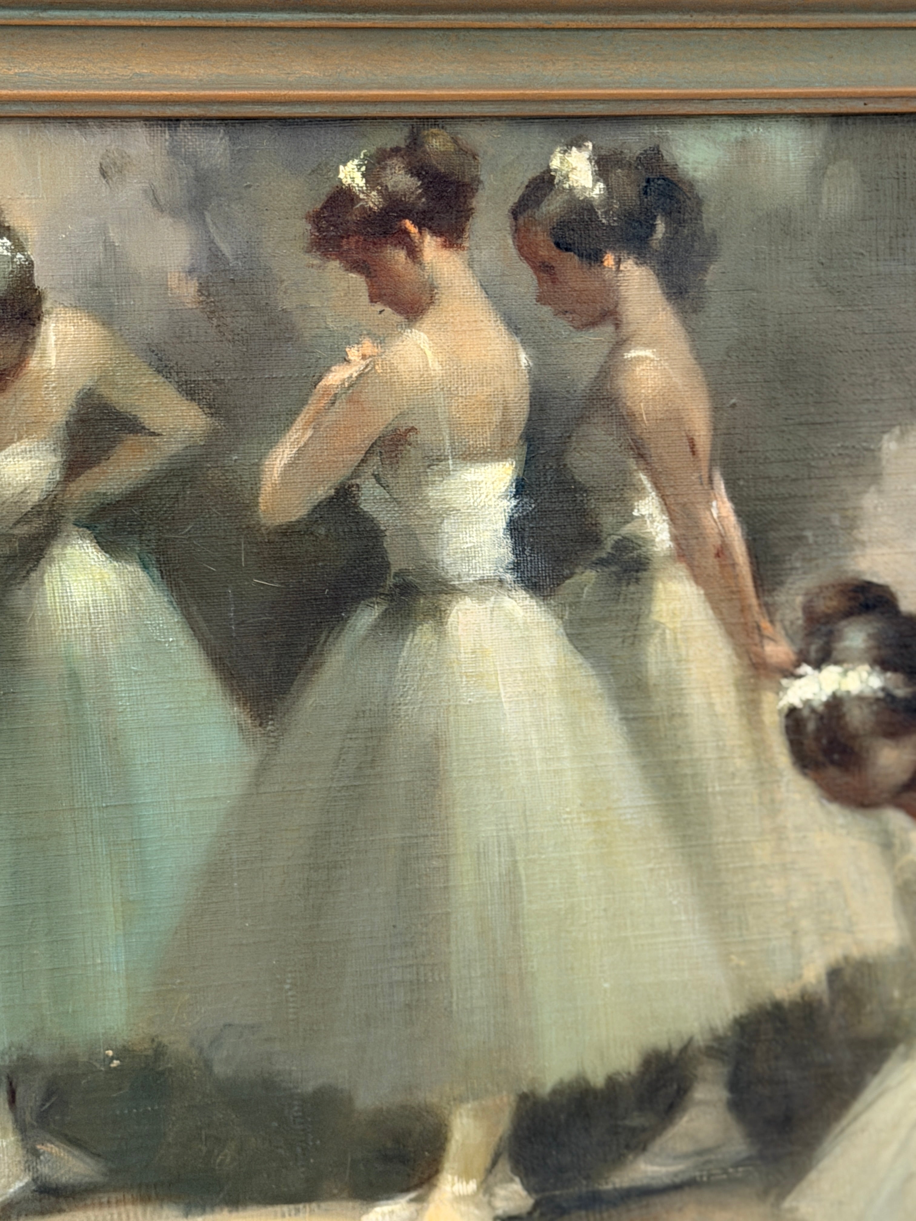 Ballerinas Oil Painting by Juan Giralt-Lerin | Collectors Gene