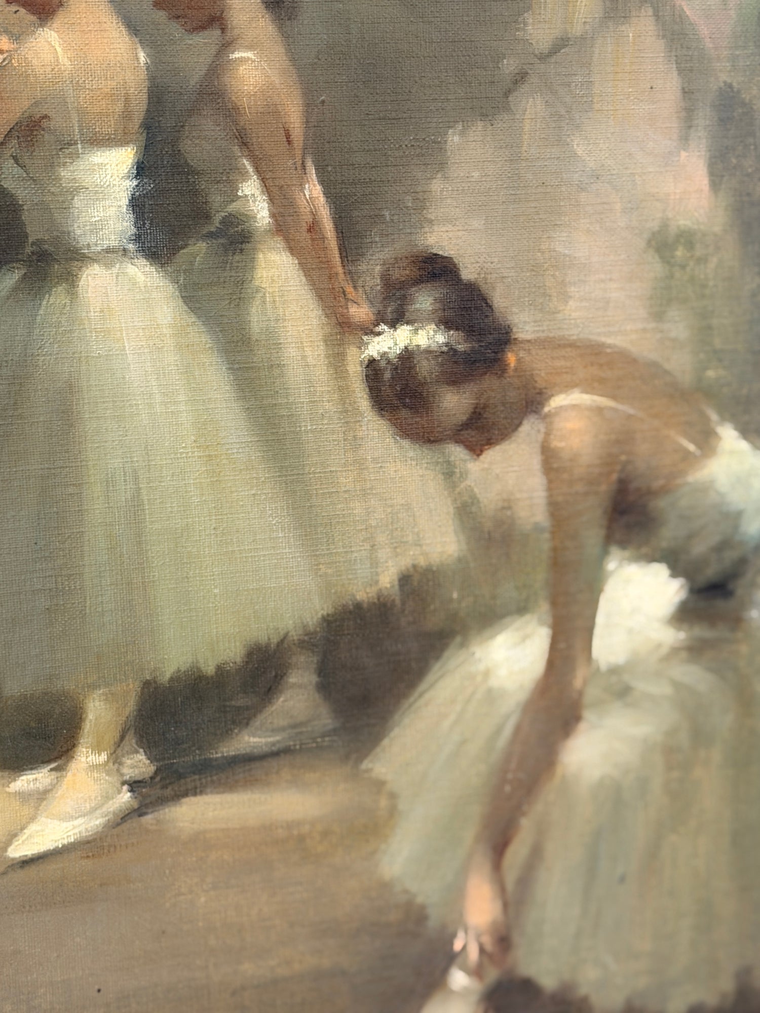Ballerinas Oil Painting by Juan Giralt-Lerin | Collectors Gene