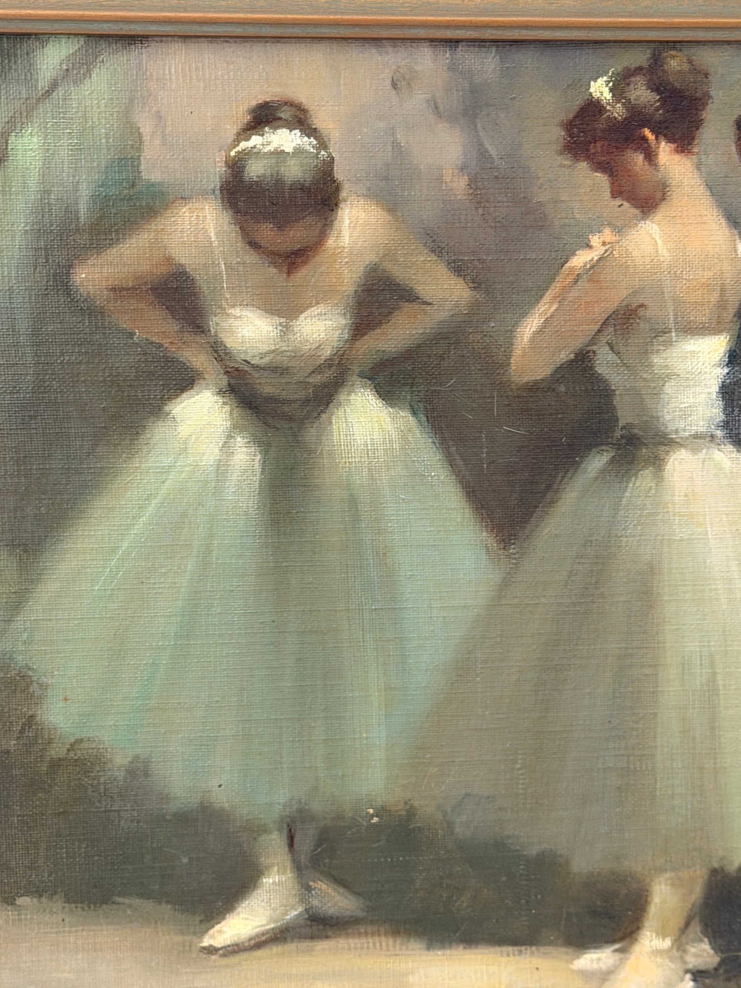 Ballerinas Oil Painting by Juan Giralt-Lerin | Collectors Gene