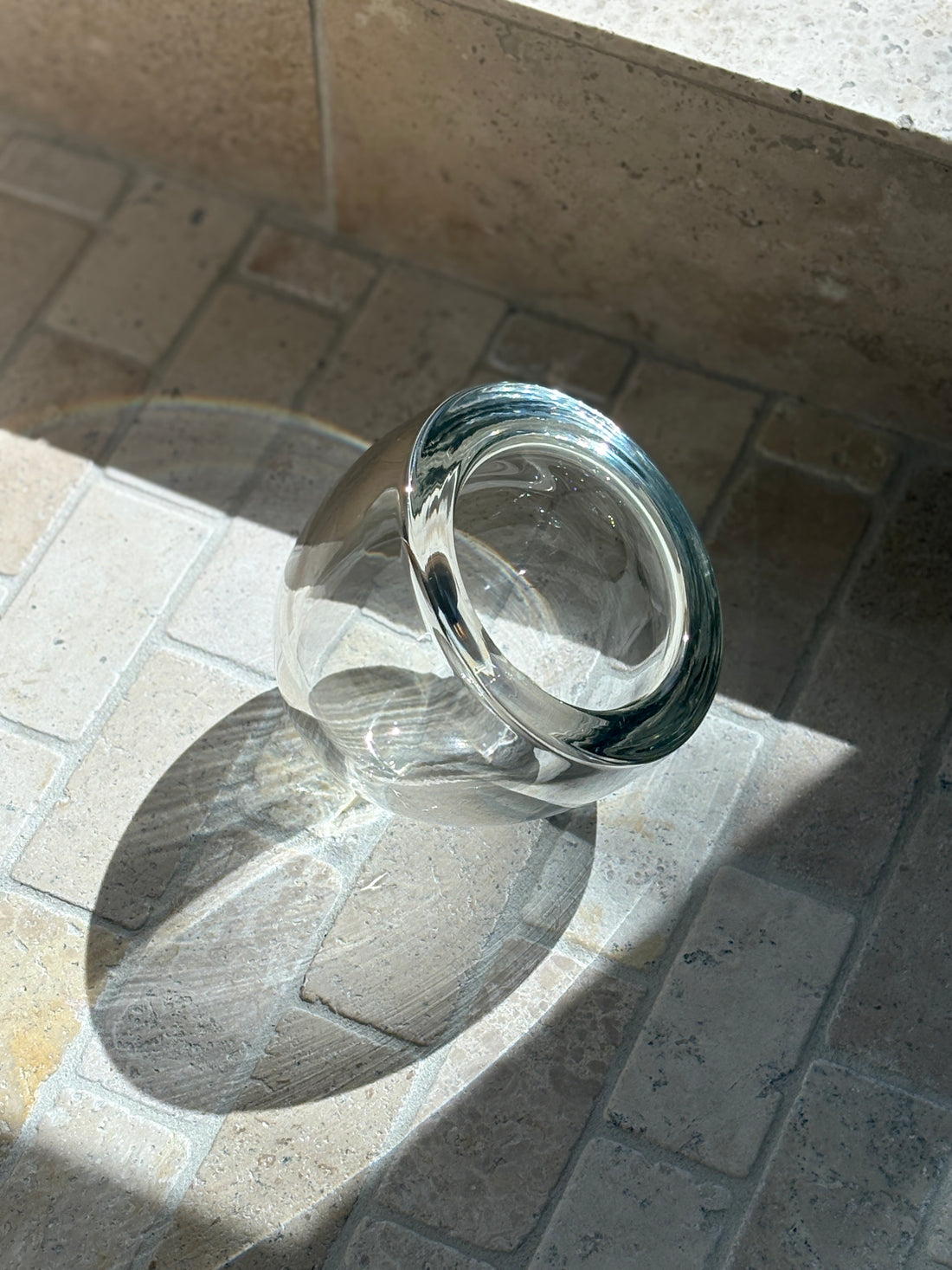 Barbini Murano Tilted Glass Bowl | Collectors Gene
