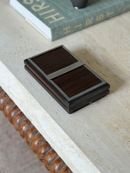 Bauhaus Art Deco Roll Top Wood Box - Germany c.1930 | Collectors Gene