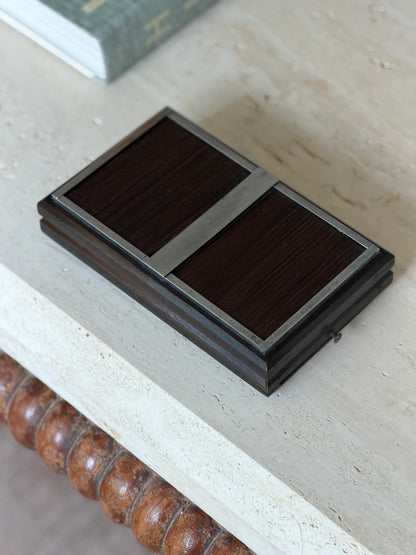Bauhaus Art Deco Roll Top Wood Box - Germany c.1930 | Collectors Gene