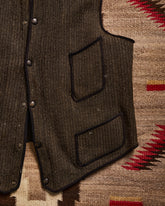 Beech Vest with Snap Placket with Belted Back | Doug Bihlmaier