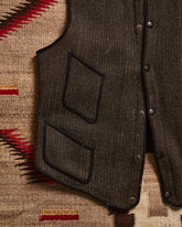 Beech Vest with Snap Placket with Belted Back | Doug Bihlmaier