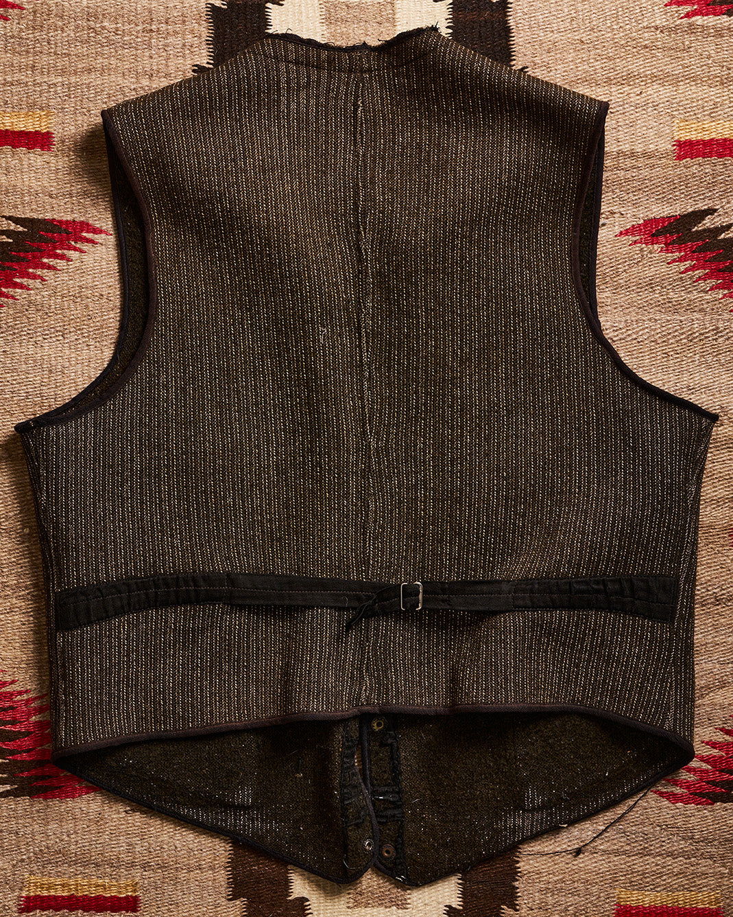 Beech Vest with Snap Placket with Belted Back | Doug Bihlmaier