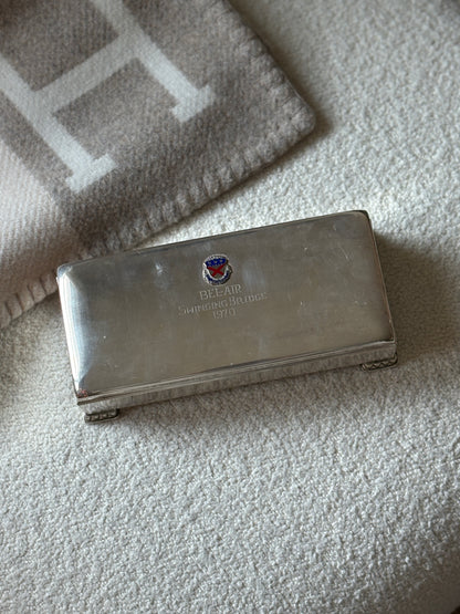 Bel Air Country Club Sterling Silver and Enamel Trophy Box - c. 1970 | Collectors Gene
