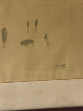 Birds by Saul Steinberg - Ink on Graph Paper - 1950 | Collectors Gene