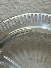 Birmingham Sterling Silver Wine Bottle Coaster on Bun Feet with Removable Glass Dish | Collectors Gene