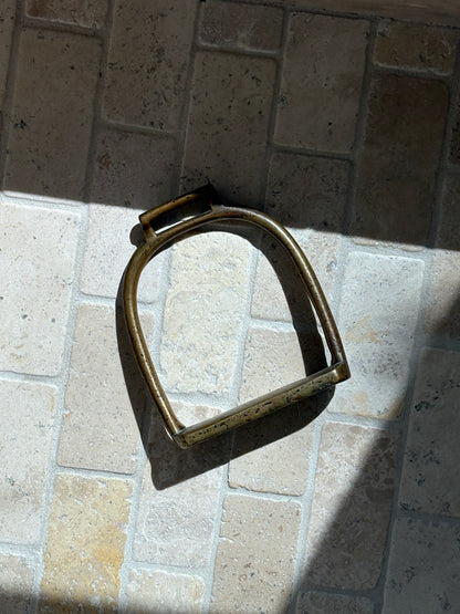 Brass Horse Stirrup Paperweight | Collectors Gene