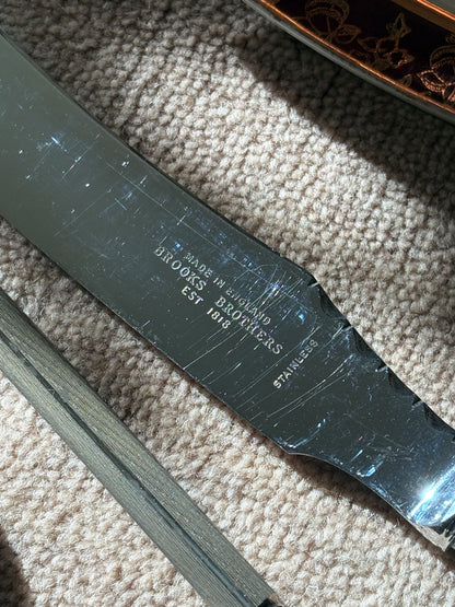 Brooks Brothers Antler Carving Set - Made in England | Collectors Gene