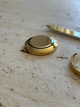 Brooks Brothers Italian Brass & Enamel Desk Accessories | Collectors Gene Collectibles