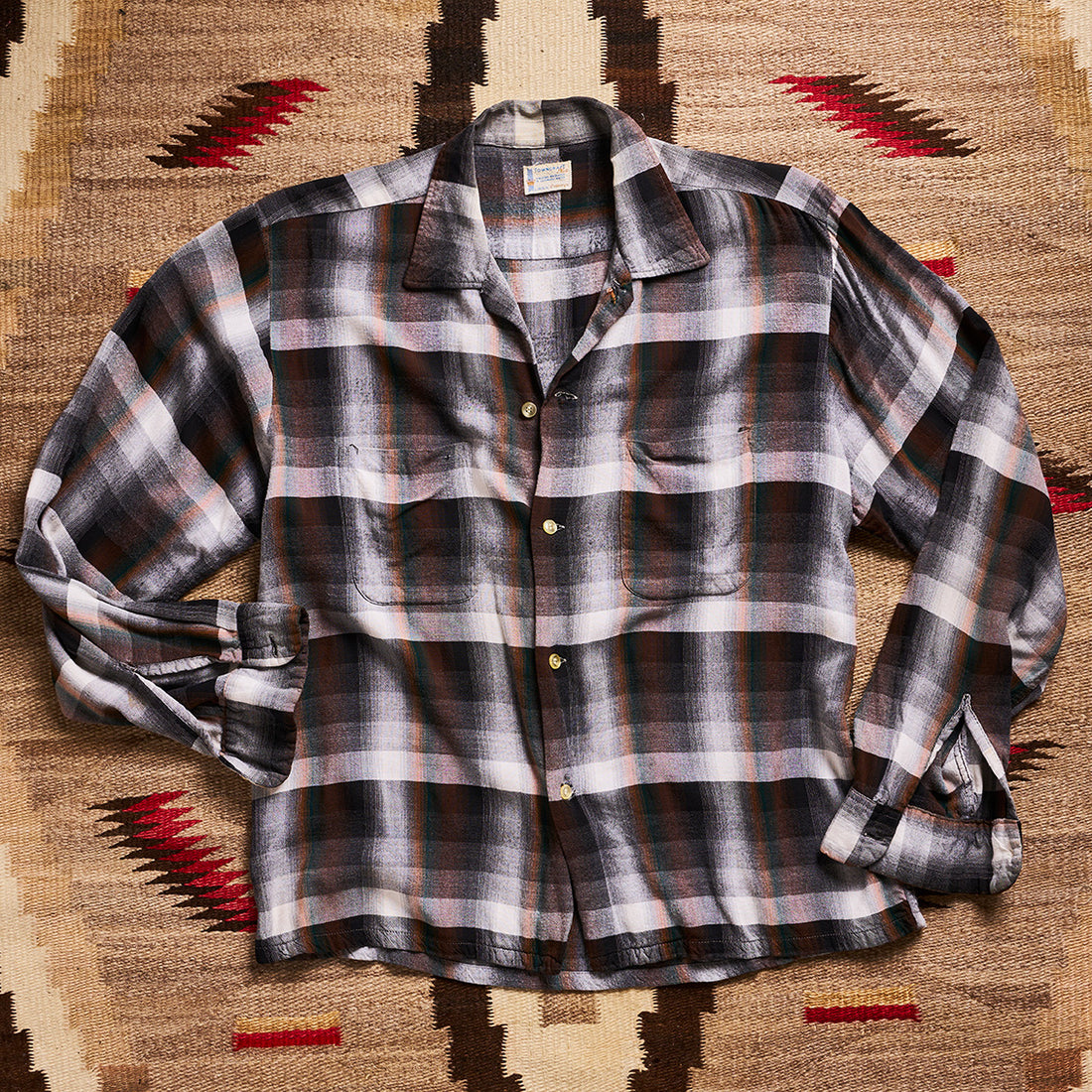 Brown Towncraft Plus Penneys Plaid Shirt | Doug Bihlmaier
