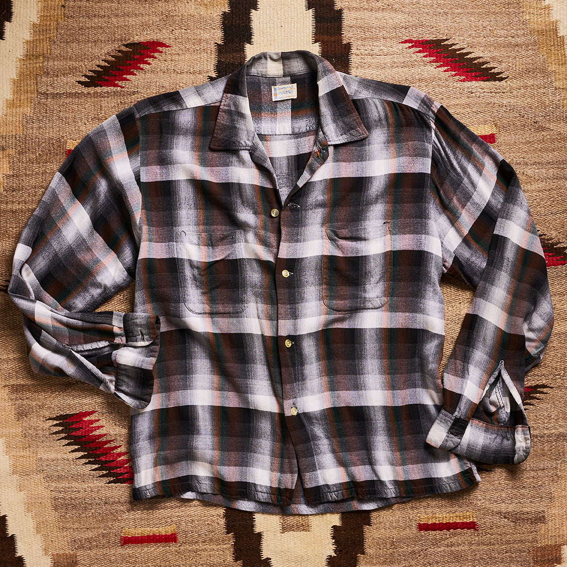 Brown Towncraft Plus Penneys Plaid Shirt | Doug Bihlmaier