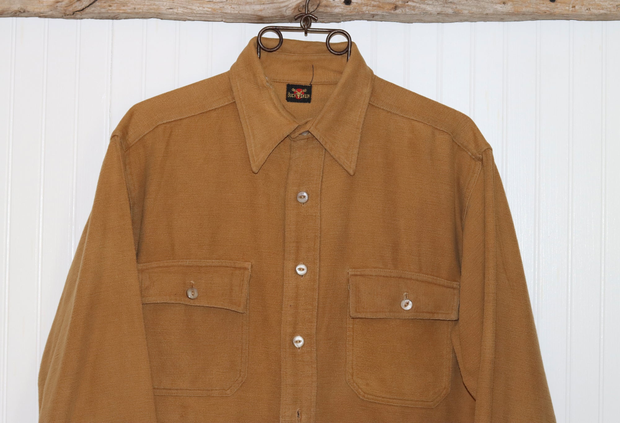 Buck Skein Camel Shirt | Doug Bihlmaier