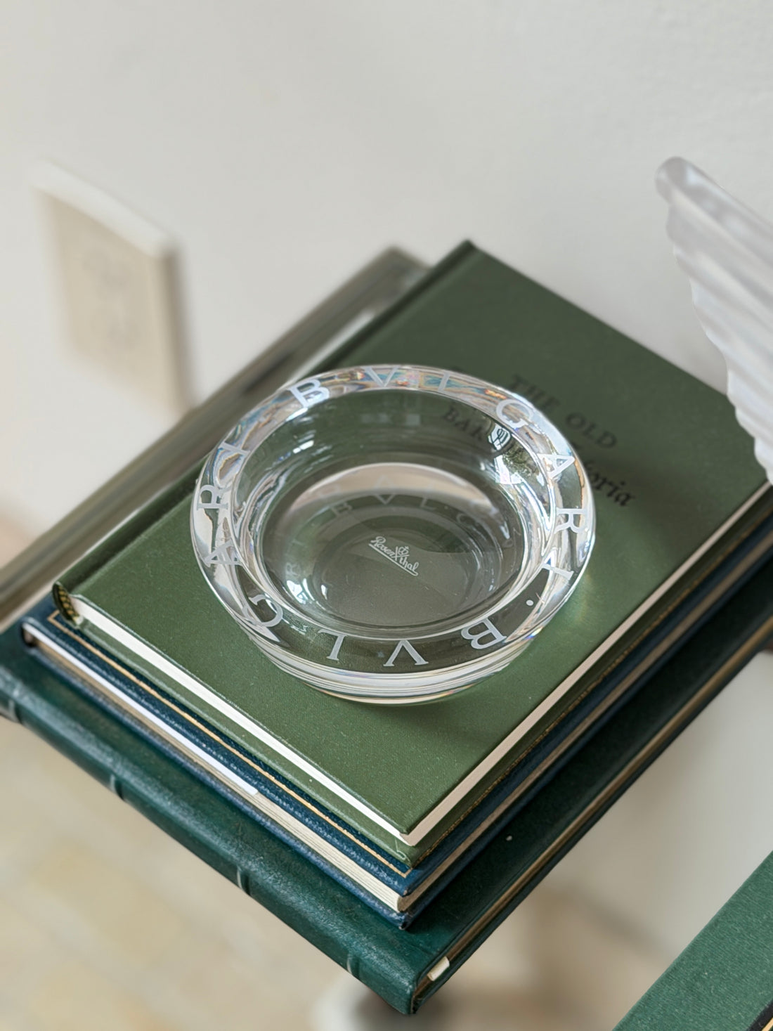 Bvlgari Crystal Trinket Dish with Box by Rosenthal | Collectors Gene
