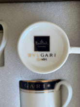 Bvlgari x Rosenthal Quadri Porcelain Espresso Cup Saucer Set for Six | Collectors Gene